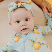 Copper Pearl Knit Headband Bow | Melody