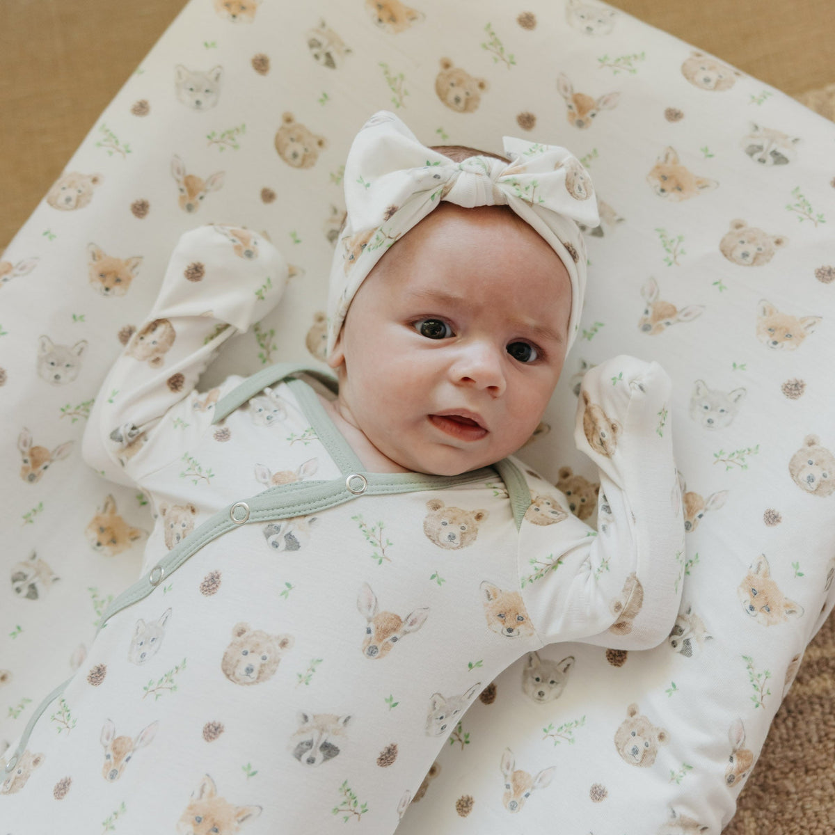 Copper Pearl Knit Headband Bow | Wilder