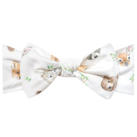 Copper Pearl Knit Headband Bow | Wilder