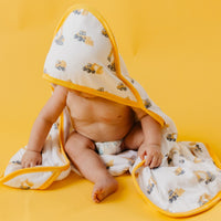 Copper Pearl Premium Baby Knit Hooded Towel | Dozer