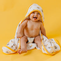 Copper Pearl Premium Baby Knit Hooded Towel | Dozer