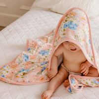 Copper Pearl Premium Baby Knit Hooded Towel | Penelope