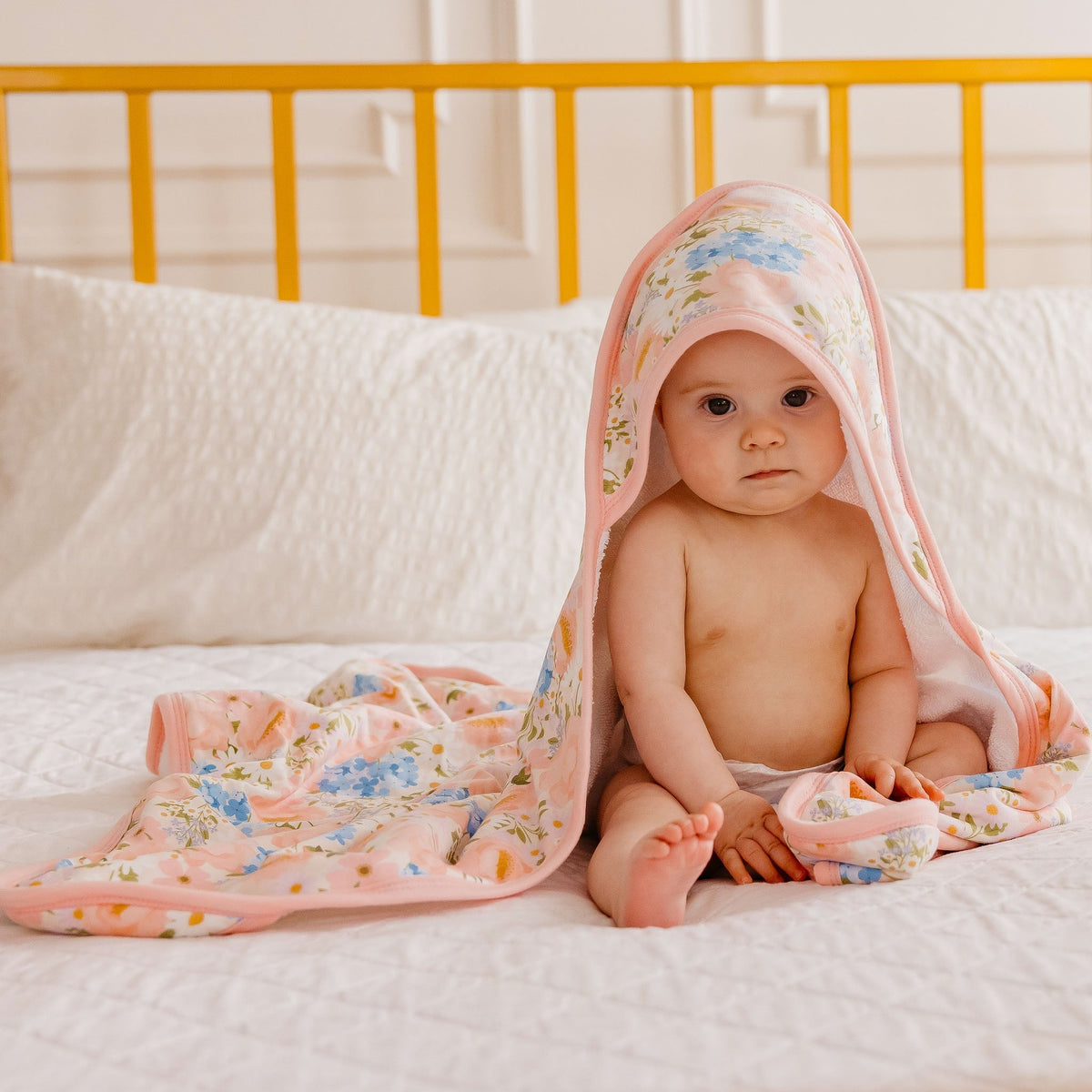 Copper Pearl Premium Baby Knit Hooded Towel | Penelope