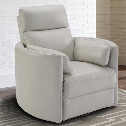 Luna Leather Power Recliner with USB Charging Port + Free Battery
