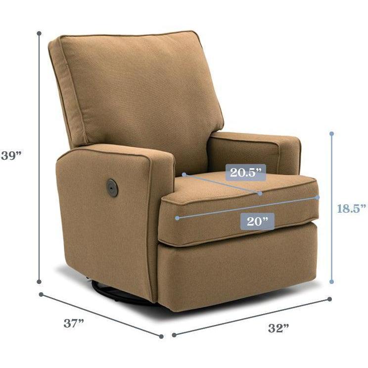 Load image into Gallery viewer, Storytime Kersey Swivel Glider
