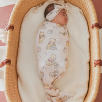 Copper Pearl Knit Swaddle Blanket | Hunny