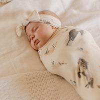 Copper Pearl Knit Swaddle Blanket | Montana