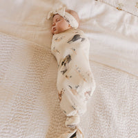 Copper Pearl Knit Swaddle Blanket | Montana