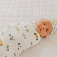 Copper Pearl Knit Swaddle Blanket | Speedster