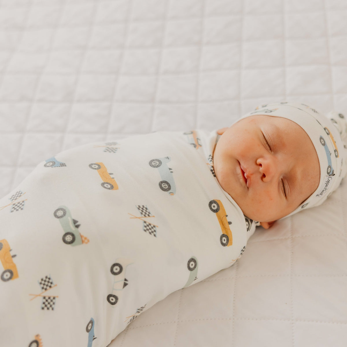 Copper Pearl Knit Swaddle Blanket | Speedster