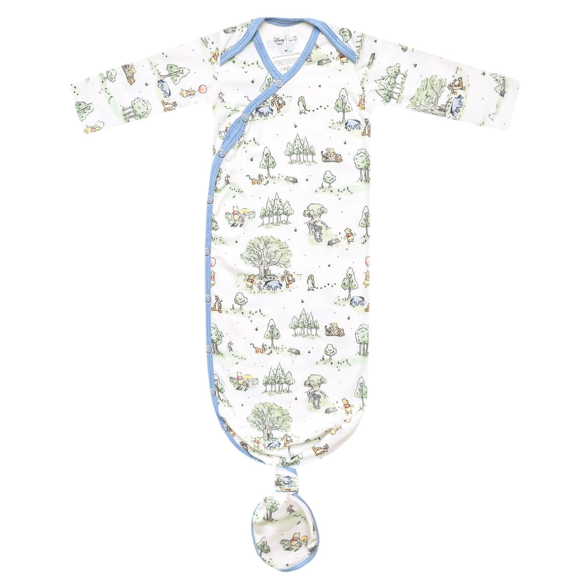 Copper Pearl Newborn Knotted Gown | Hundred Acre Wood