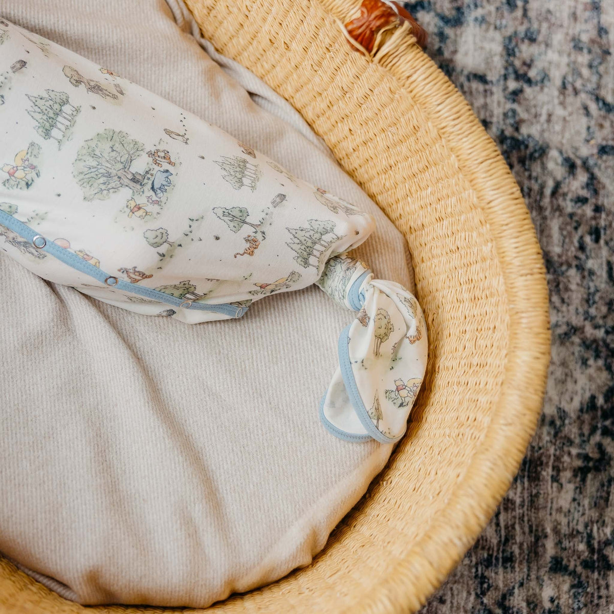 Copper Pearl Newborn Knotted Gown | Hundred Acre Wood