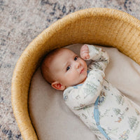 Copper Pearl Newborn Knotted Gown | Hundred Acre Wood