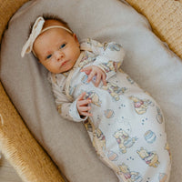 Copper Pearl Newborn Knotted Gown | Hunny