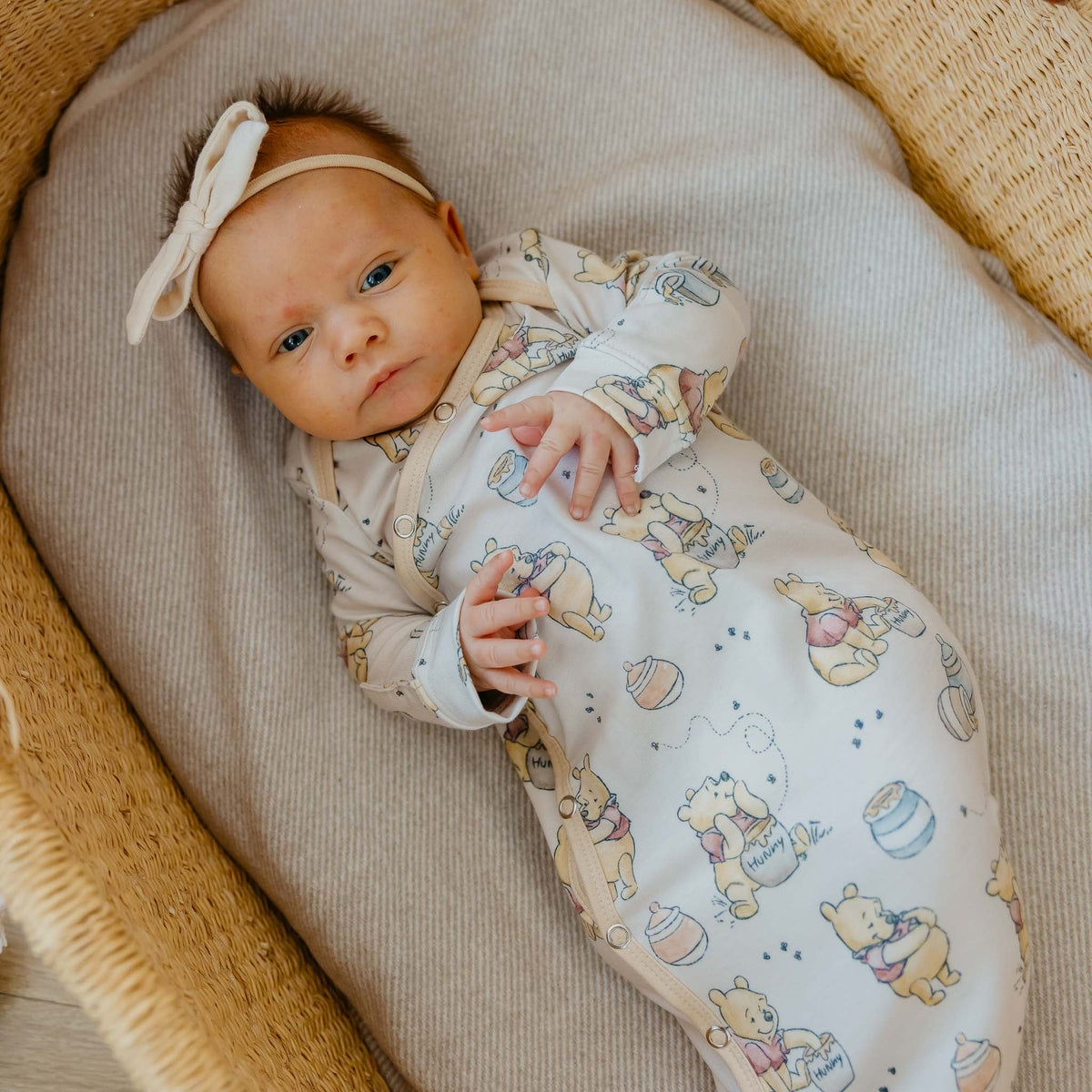 Copper Pearl Newborn Knotted Gown | Hunny