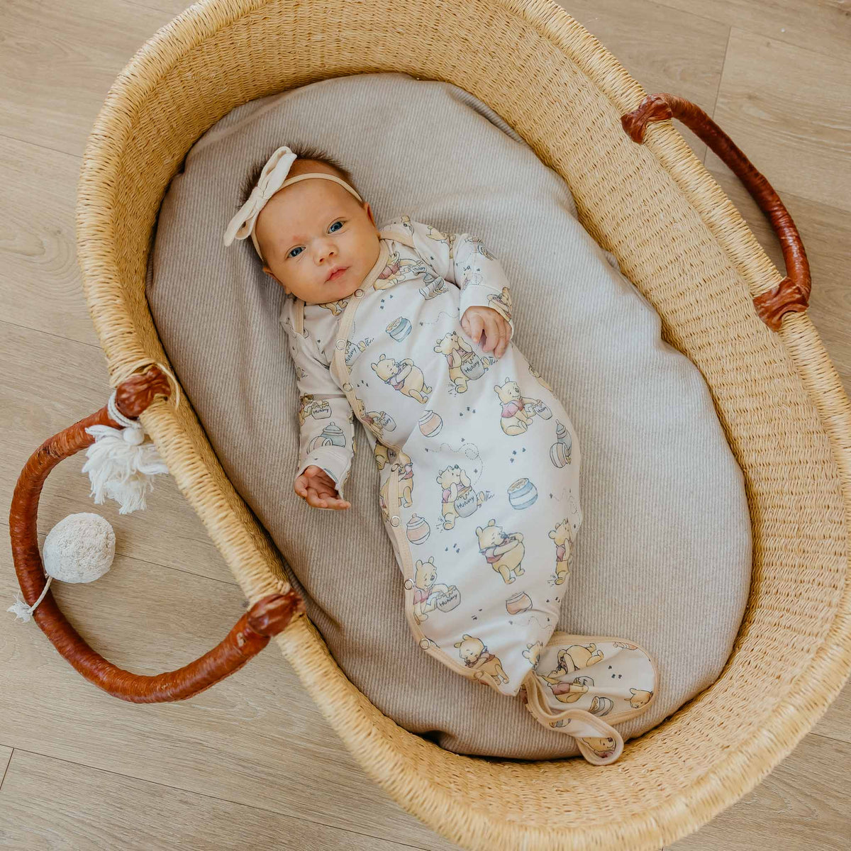 Copper Pearl Newborn Knotted Gown | Hunny