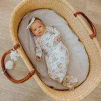 Copper Pearl Newborn Knotted Gown | Hunny