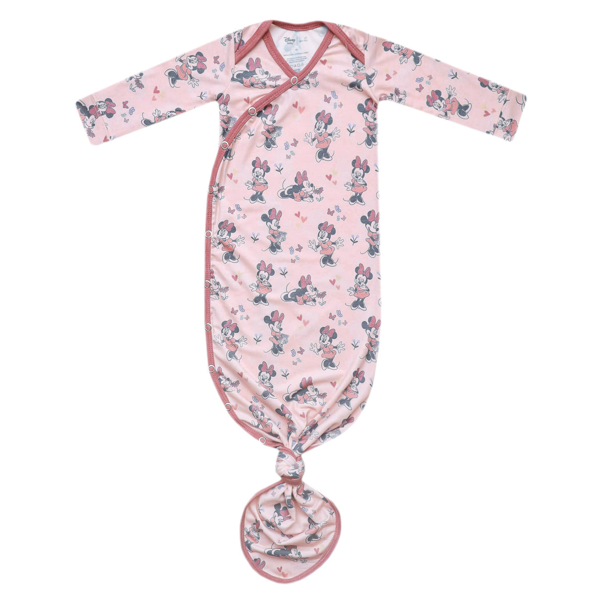 Copper Pearl Newborn Knotted Gown | Minnie Mouse