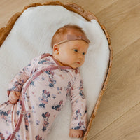 Copper Pearl Newborn Knotted Gown | Minnie Mouse