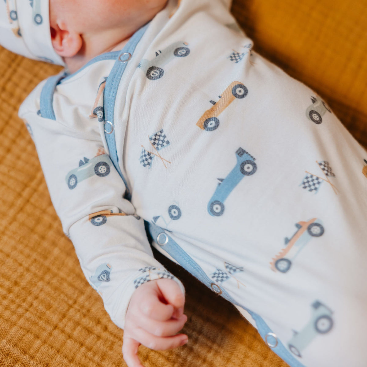 Copper Pearl Newborn Knotted Gown | Speedster
