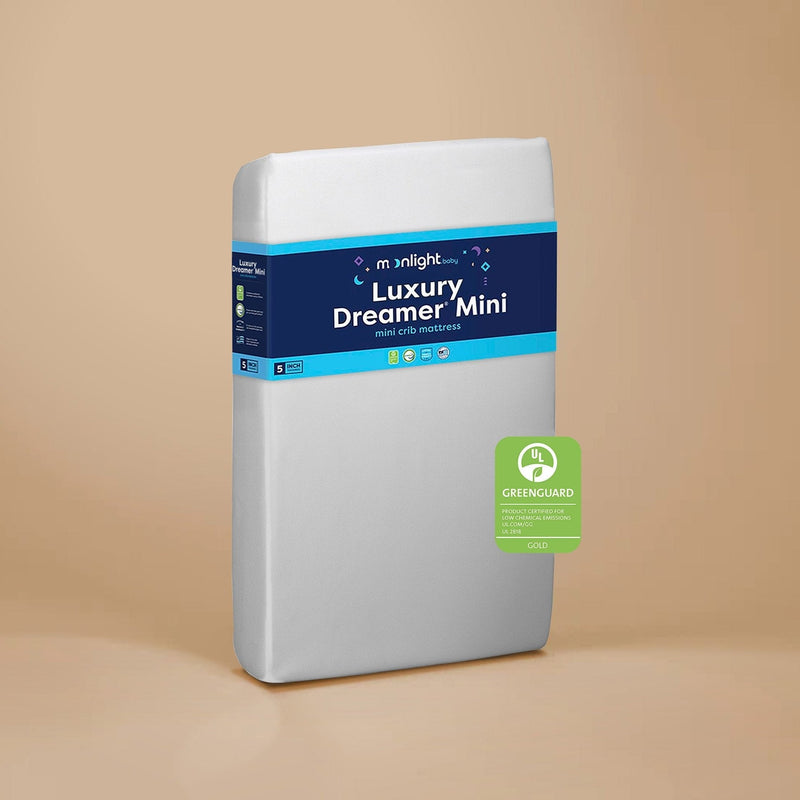 Load image into Gallery viewer, Moonlight Slumber Luxury Dreamer Mini Crib Mattress
