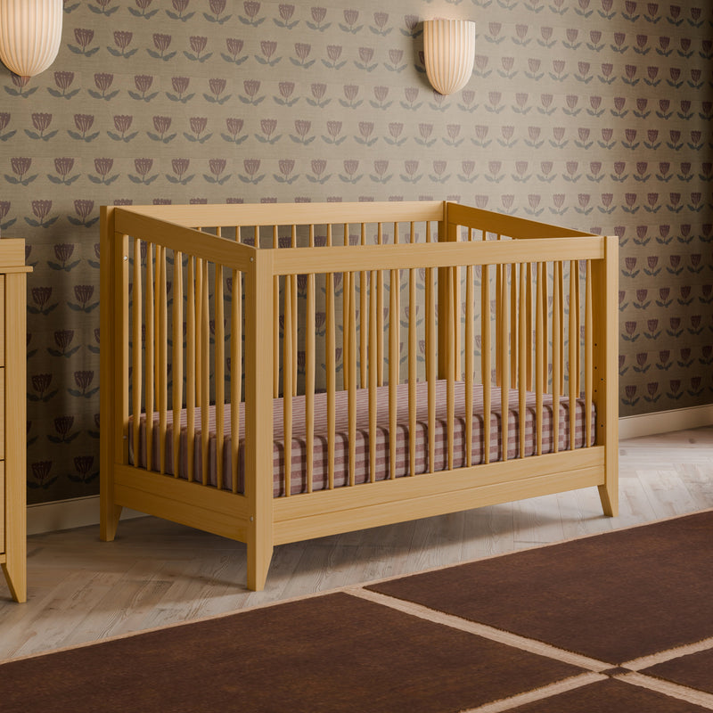 Load image into Gallery viewer, Babyletto Sprout 4-in-1 Convertible Crib with Toddler Bed Conversion Kit
