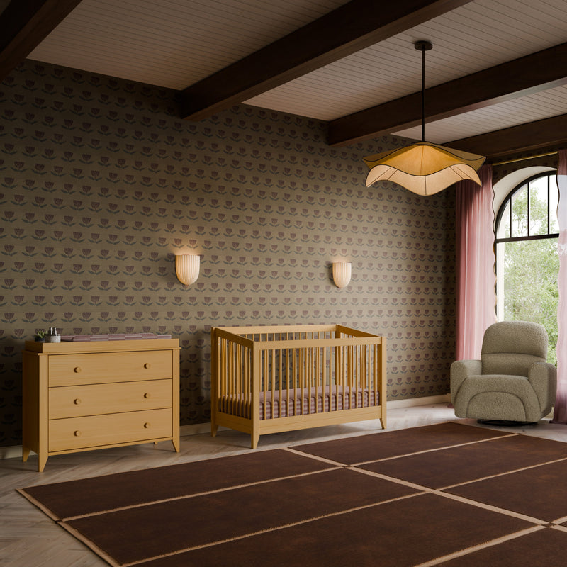 Load image into Gallery viewer, Babyletto Sprout 4-in-1 Convertible Crib with Toddler Bed Conversion Kit
