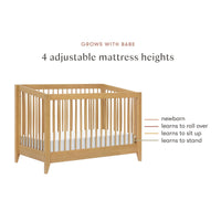 Babyletto Sprout 4-in-1 Convertible Crib with Toddler Bed Conversion Kit