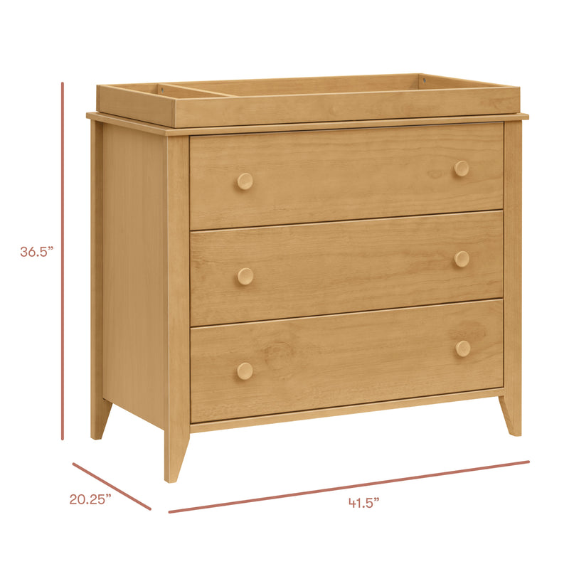 Load image into Gallery viewer, Babyletto Sprout 3-Drawer Changer Dresser with Removable Changing Tray
