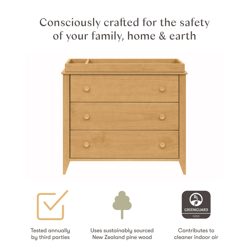 Load image into Gallery viewer, Babyletto Sprout 3-Drawer Changer Dresser with Removable Changing Tray
