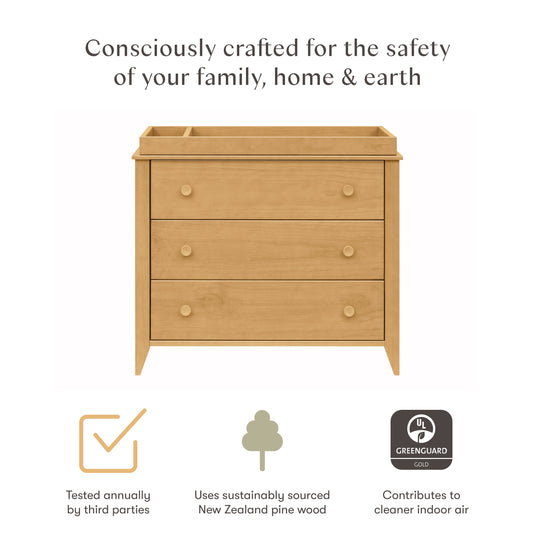 Babyletto Sprout 3-Drawer Changer Dresser with Removable Changing Tray