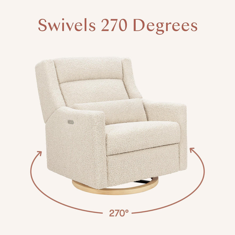 Load image into Gallery viewer, Babyletto Kiwi Plus Chair and a Half Power Recliner &amp; Swivel Glider with Power Adjustable Headrest and USB Port
