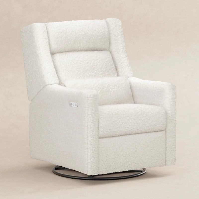 Load image into Gallery viewer, Babyletto Kiwi Plus Power Recliner and Swivel Glider with Power Adjustable Headrest and USB Port
