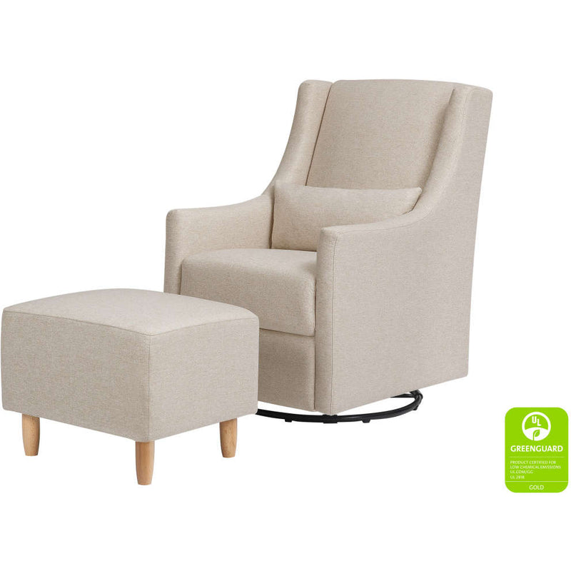 Load image into Gallery viewer, Babyletto Toco Swivel Glider + Stationary Ottoman
