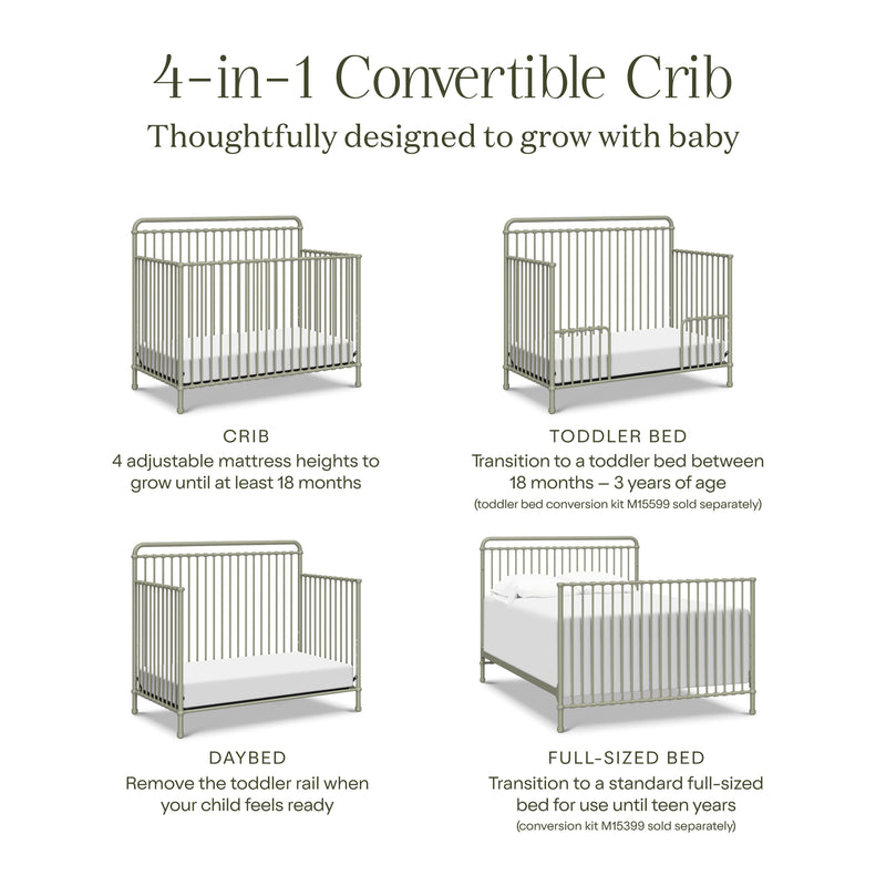 Load image into Gallery viewer, Namesake Winston 4-in-1 Convertible Crib
