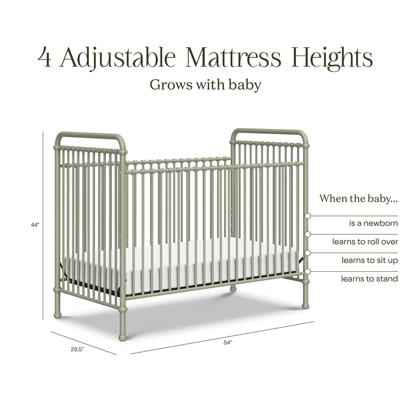 Load image into Gallery viewer, Namesake Abigail 3-in-1 Convertible Crib
