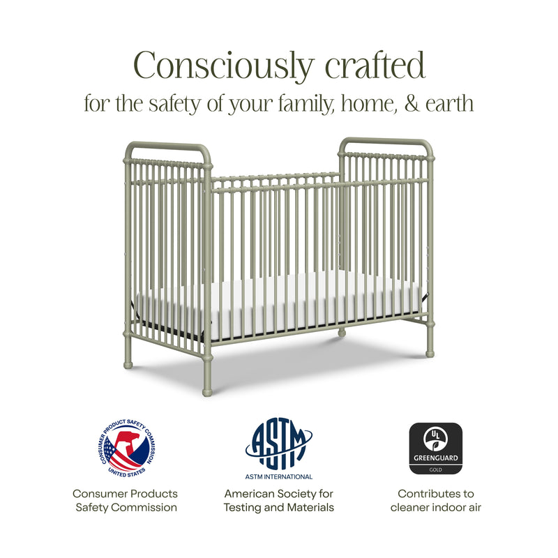 Load image into Gallery viewer, Namesake Abigail 3-in-1 Convertible Crib
