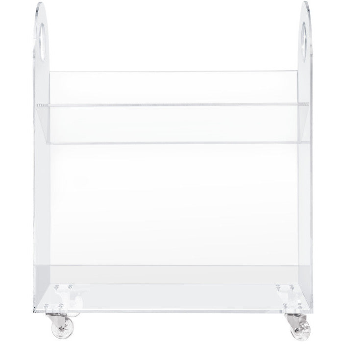 Load image into Gallery viewer, Babyletto Presto Acrylic Bookcase &amp; Cart
