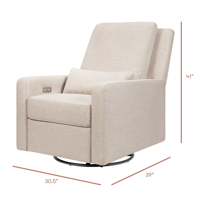 Load image into Gallery viewer, Babyletto Sigi Electronic Recliner and Glider with USB Port
