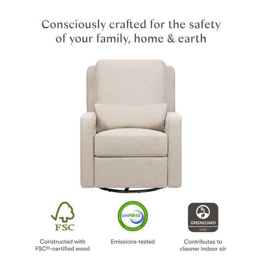 Babyletto Sigi Electronic Recliner and Glider with USB Port