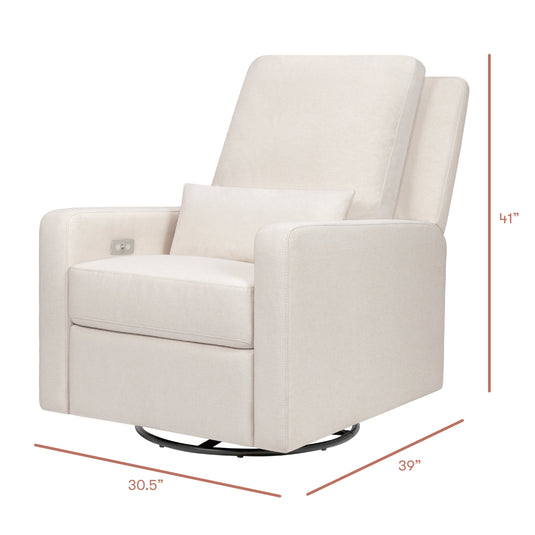 Babyletto Sigi Electronic Recliner and Glider with USB Port