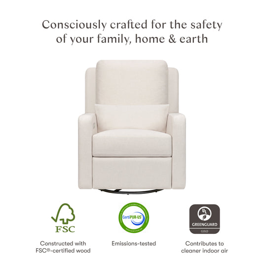 Babyletto Sigi Electronic Recliner and Glider with USB Port