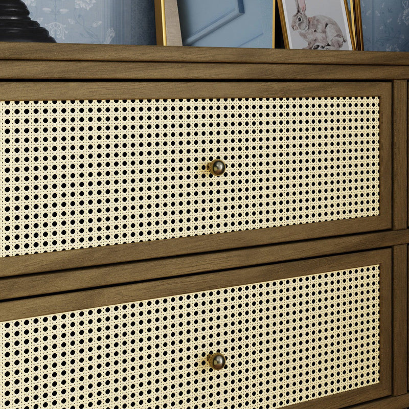 Load image into Gallery viewer, Namesake Marin with Cane 6-Drawer Dresser
