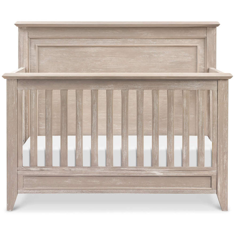 Load image into Gallery viewer, Monogram by Namesake Beckett Rustic 4-in-1 Convertible Flat Top Crib
