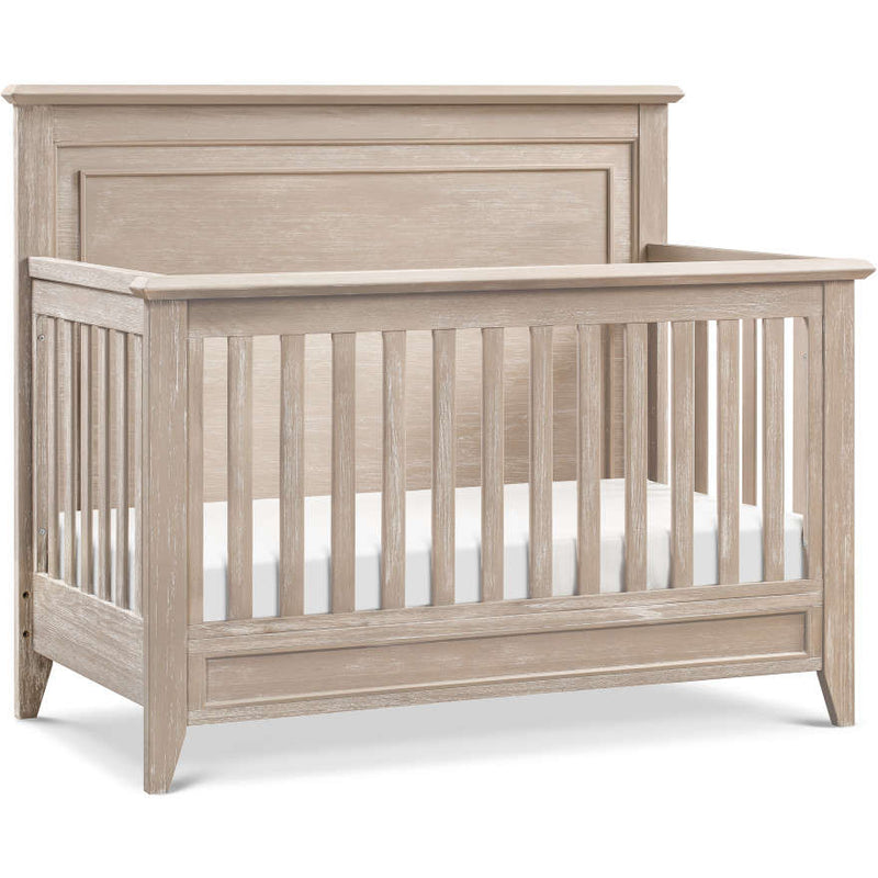 Load image into Gallery viewer, Monogram by Namesake Beckett Rustic 4-in-1 Convertible Flat Top Crib
