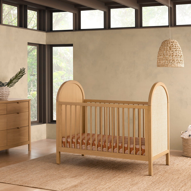 Load image into Gallery viewer, Babyletto Bondi Cane 3-in-1 Convertible Crib with Toddler Bed Kit
