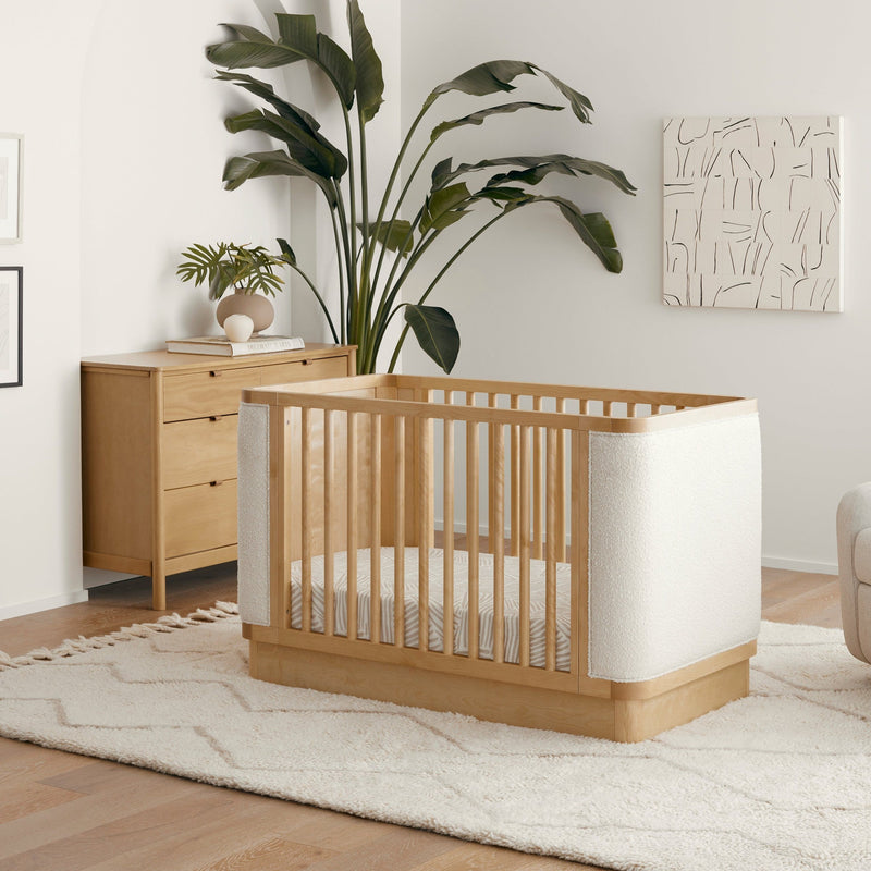 Load image into Gallery viewer, Babyletto Bondi Boucle 4-in-1 Convertible Crib with Toddler Bed Kit
