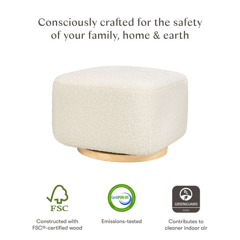 Load image into Gallery viewer, Babyletto Kiwi Gliding Ottoman
