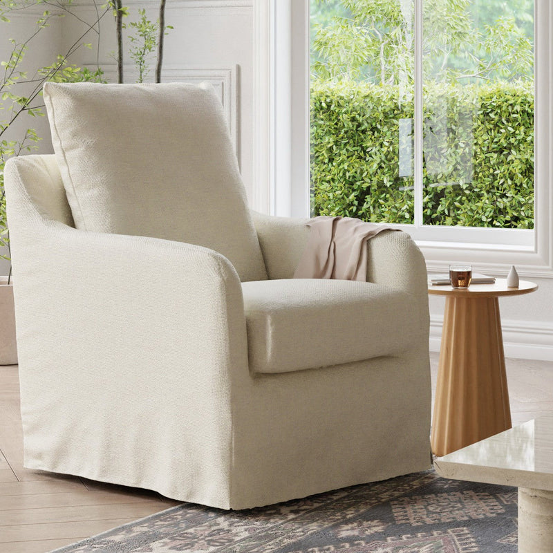 Load image into Gallery viewer, Namesake Reese Slipcover Swivel Glider
