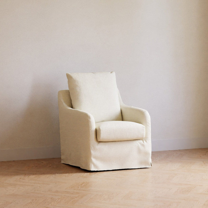 Load image into Gallery viewer, Namesake Reese Slipcover Swivel Glider
